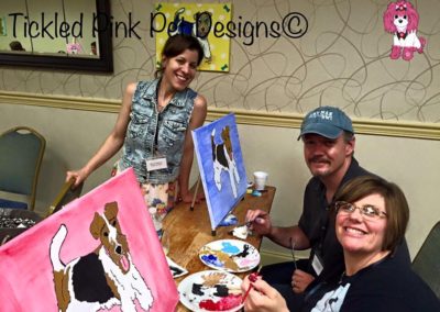 Paws & Paint with Tickled Pink Designs 2016
