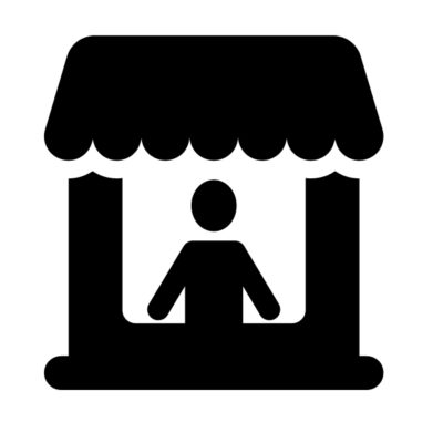 single vendor booth